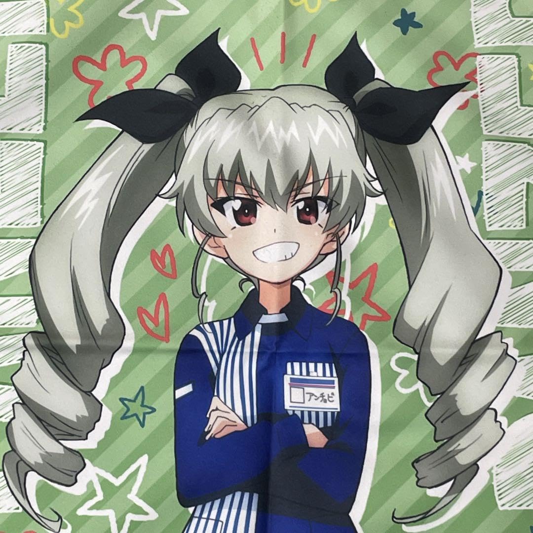 アンチョビ 非売品マフラータオル ガールズ＆パンツァー スポンサー特典 ガルパン アンチョビ 非売品マフラータオル ガールズ＆パンツァー