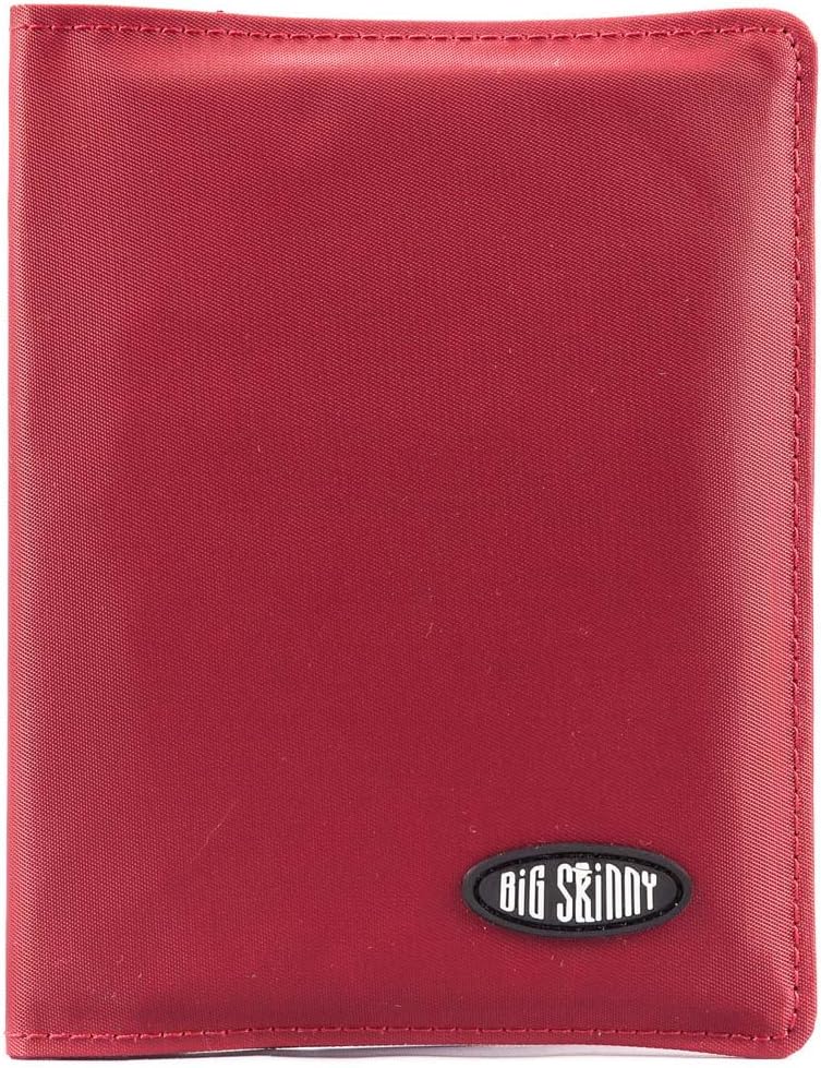 Big Skinny Passport Holder Slim Wallet, Holds Up to 16 Cards and 2 Passports, Black : Clothing, Shoes & Jewelry