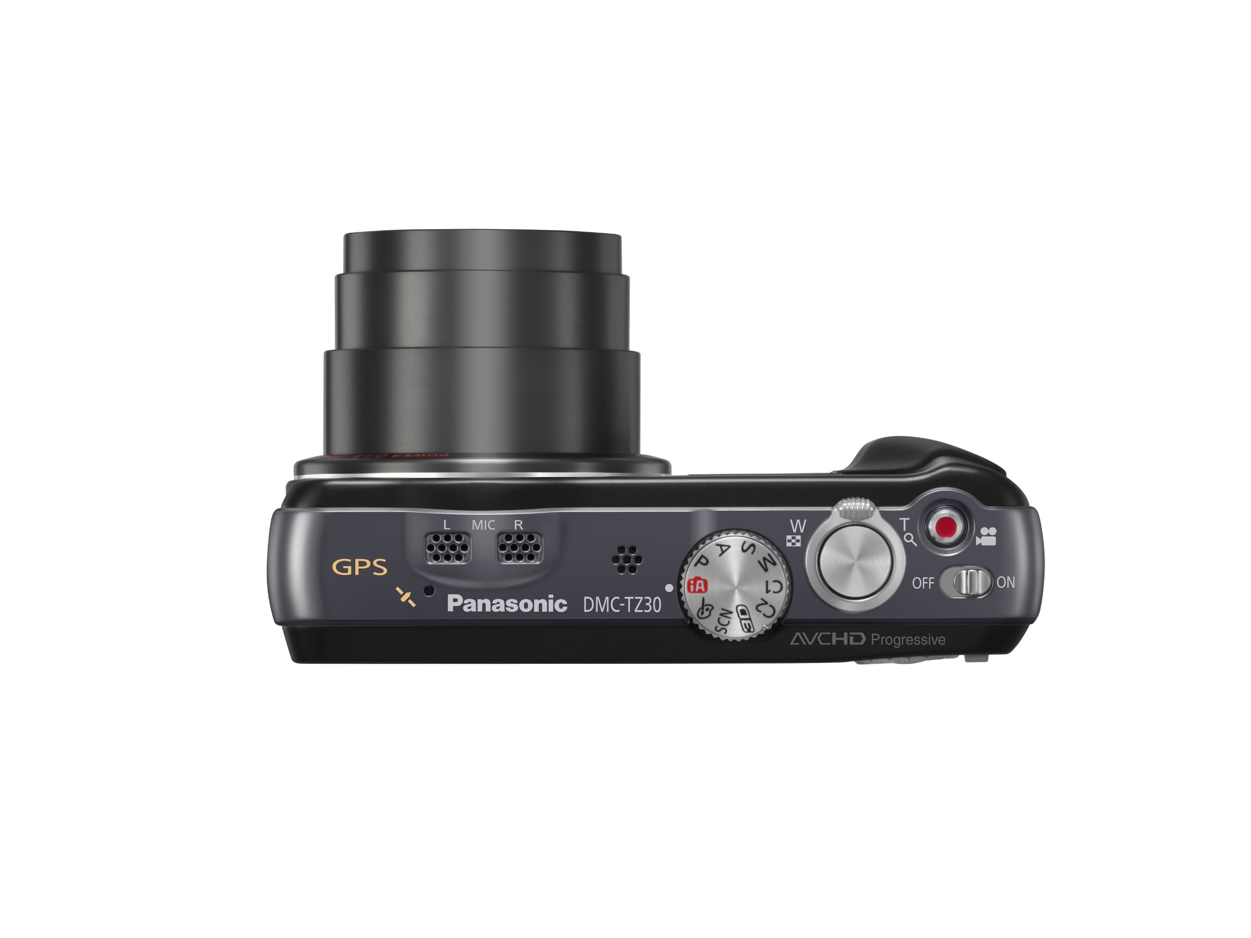 Panasonic DMC-TZ30EB-K Compact Camera - Black (14.1MP, 20x Optical