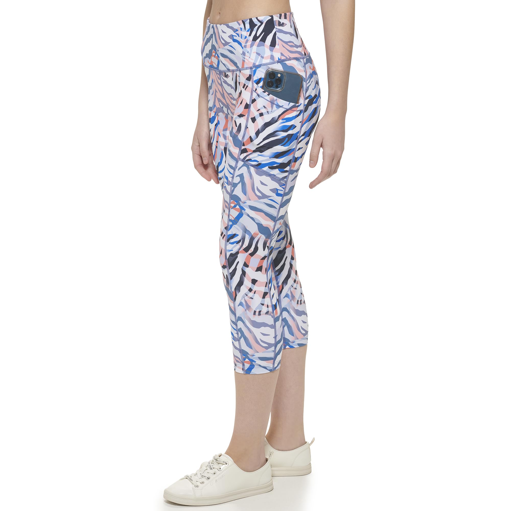 Calvin Klein Printed High Waisted Leggings Pantaloni Donna