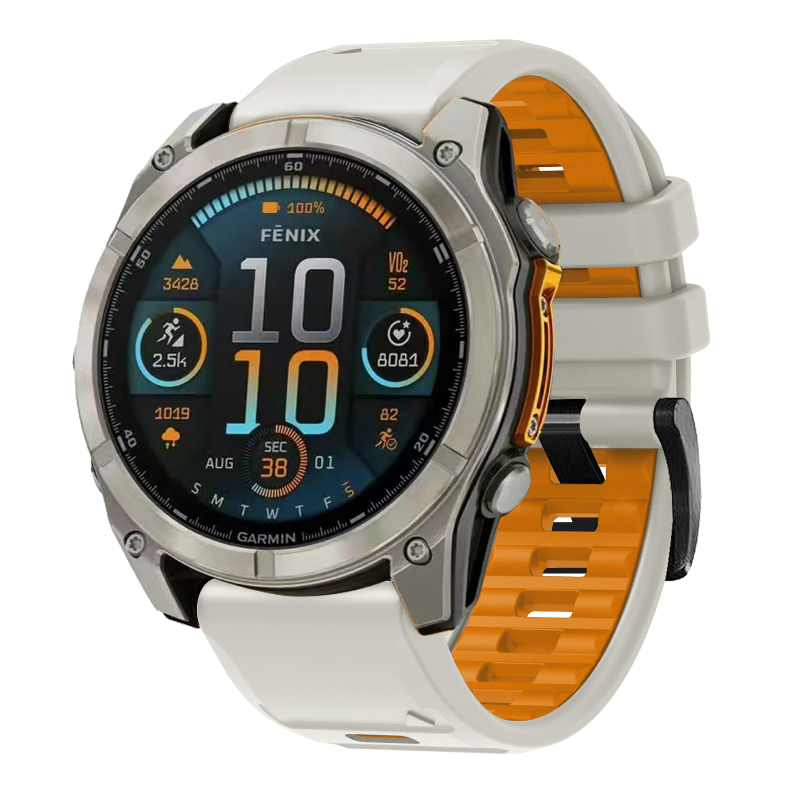 Per Garmin Epix Pro 51mm cinturino sportivo in silicone (blu