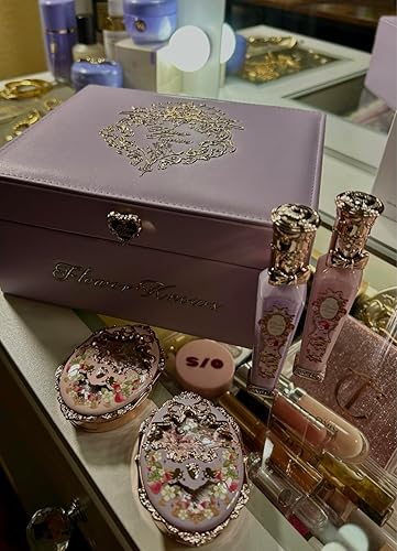 Flower Knows Violet Strawberry Rococo Gift Box Set,7-Piece Makeup