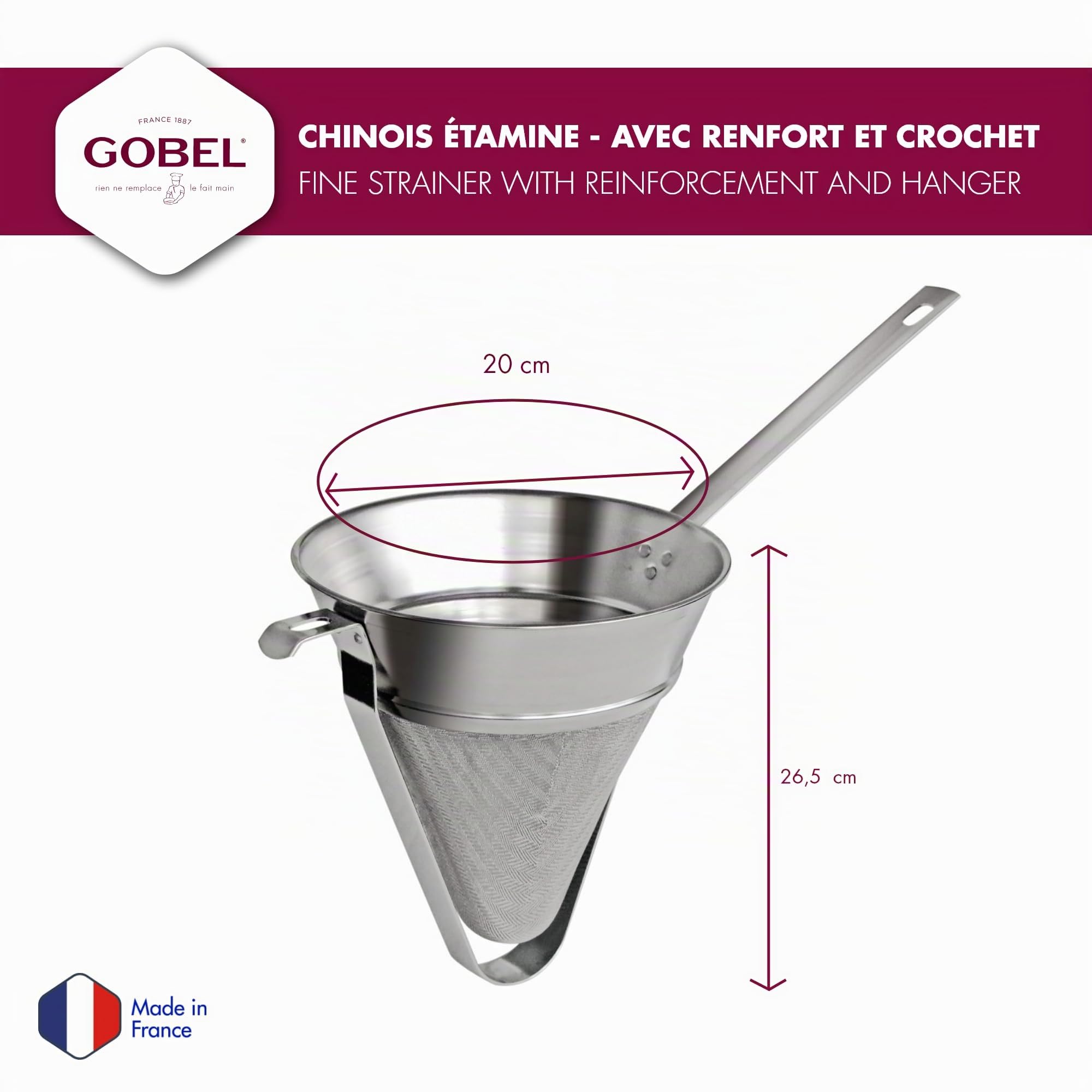 Gobel 114410 Tamiz Chino Fortalece Estaño