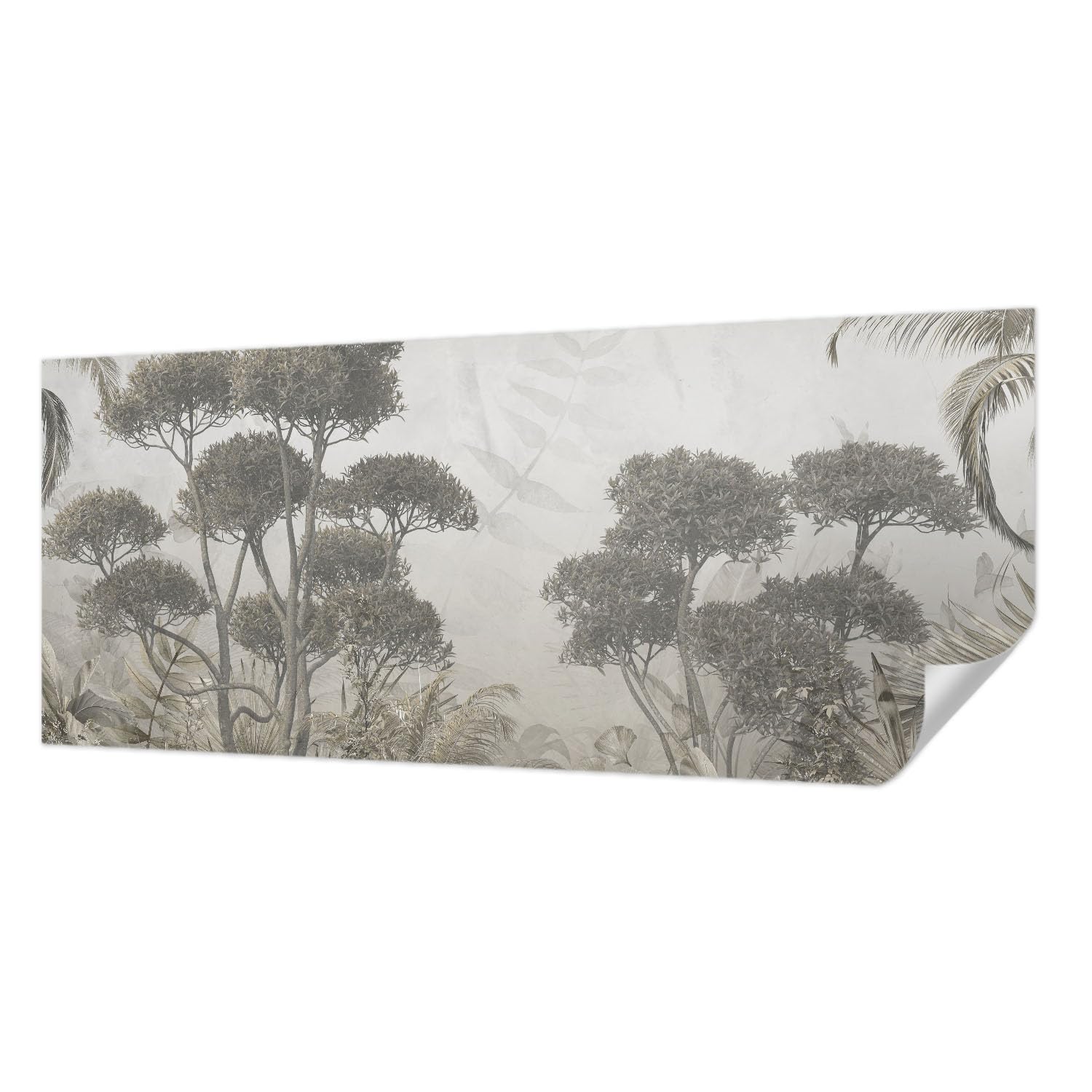 Revêtement mural autocollant résistant aux taches décor jungle panoramique lavable Tulup 250x104