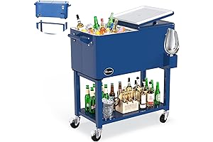 YITAHOME 80 Quart Rolling Cooler Cart: Ultimate Convenience for Your Outdoor Adventures