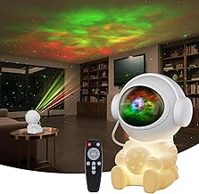 Fokky Proiettore astronauta, proiettore a LED cielo stellato con 29 effetti di luce, luce notturna con timer remoto, creativo Galaxy Projector per camera decorazione, bambini adulti regalo festa