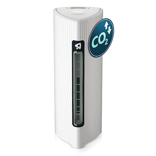 ALTOS Detector de CO2 portátil y monitor de calidad del aire, medidor de dióxido de carbono diseñado para rastrear y mejorar la calidad del aire