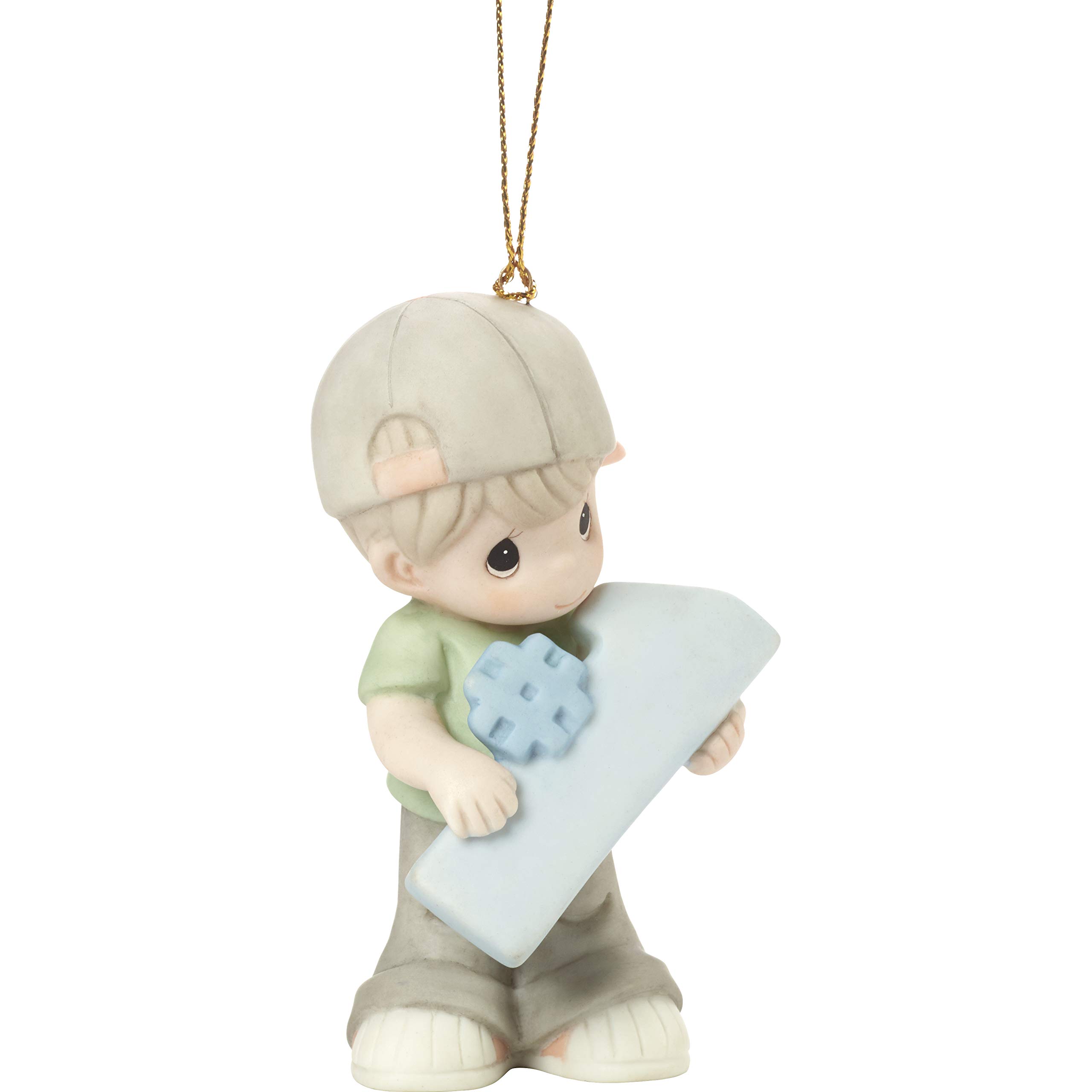 Precious Moments Ornaments, LOT of 5, Used, W/O Boxes, Porcelain