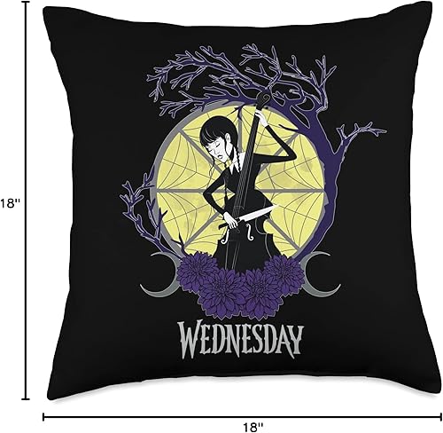 Miniatura 4 de Wednesday Playing Celo con almohada de ventana de cristal 18 x 18 pulgadas multicolor