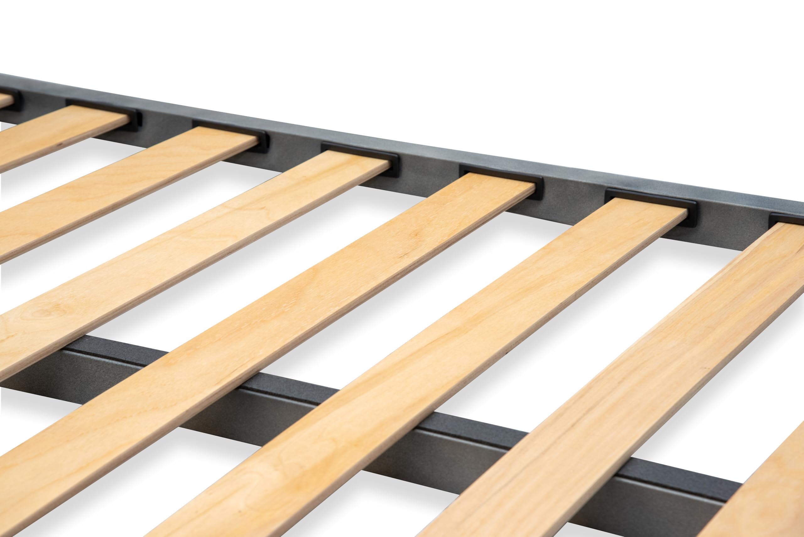 Rete 130x200 cm Ortopedica a Doghe Strette con Doppio Rinforzo centrale 4 Piedi In Ferro H30 cm