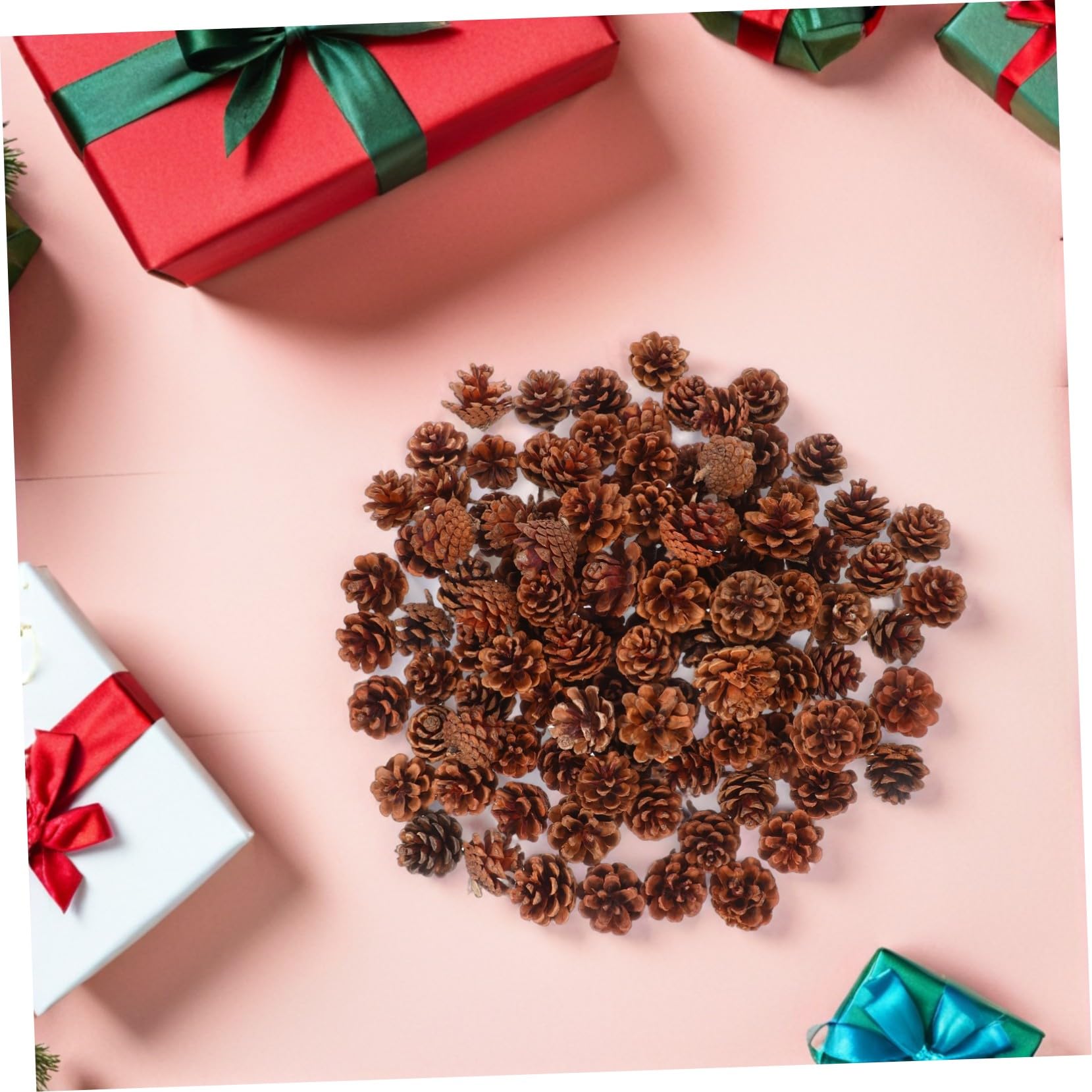 IMIKEYA 130stücke Mini-tannenzapfen Kleine Tannenzapfen für Herbst-DIY-bastelarbeiten Thanksgiving-vasenfüller Winter-weihnachtsdeko Hochzeits-Dekorationen