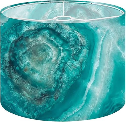 Miniatura 23 de Lamp Shades Set of 2 Bubble Holographic Neon Pearl Hail Glass Beads Pebbles Frost Drum lampshades for Floor Lamps Table Lamps Pendant Light 11"x8.9"