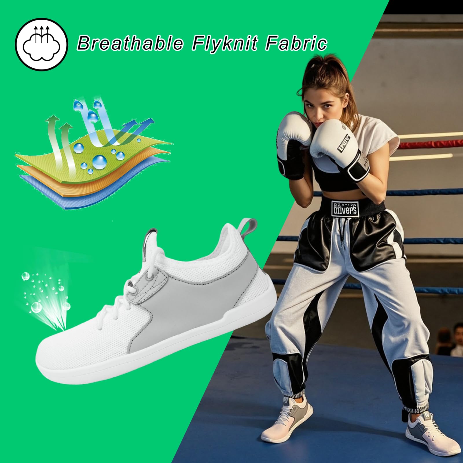 Zapatillas Barefoot Mujer Hombre Calzado Minimalista Zapatos Deportivas Casual Anchas Ligeras Antideslizante Transpirable para Primavera Verano Caminar Gym Fitness Trail