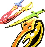 Vista 2 de PowerTRC Juego de 8 espadas con espadas únicas Cimitarras Espada larga Cutlasses Espada de Viking