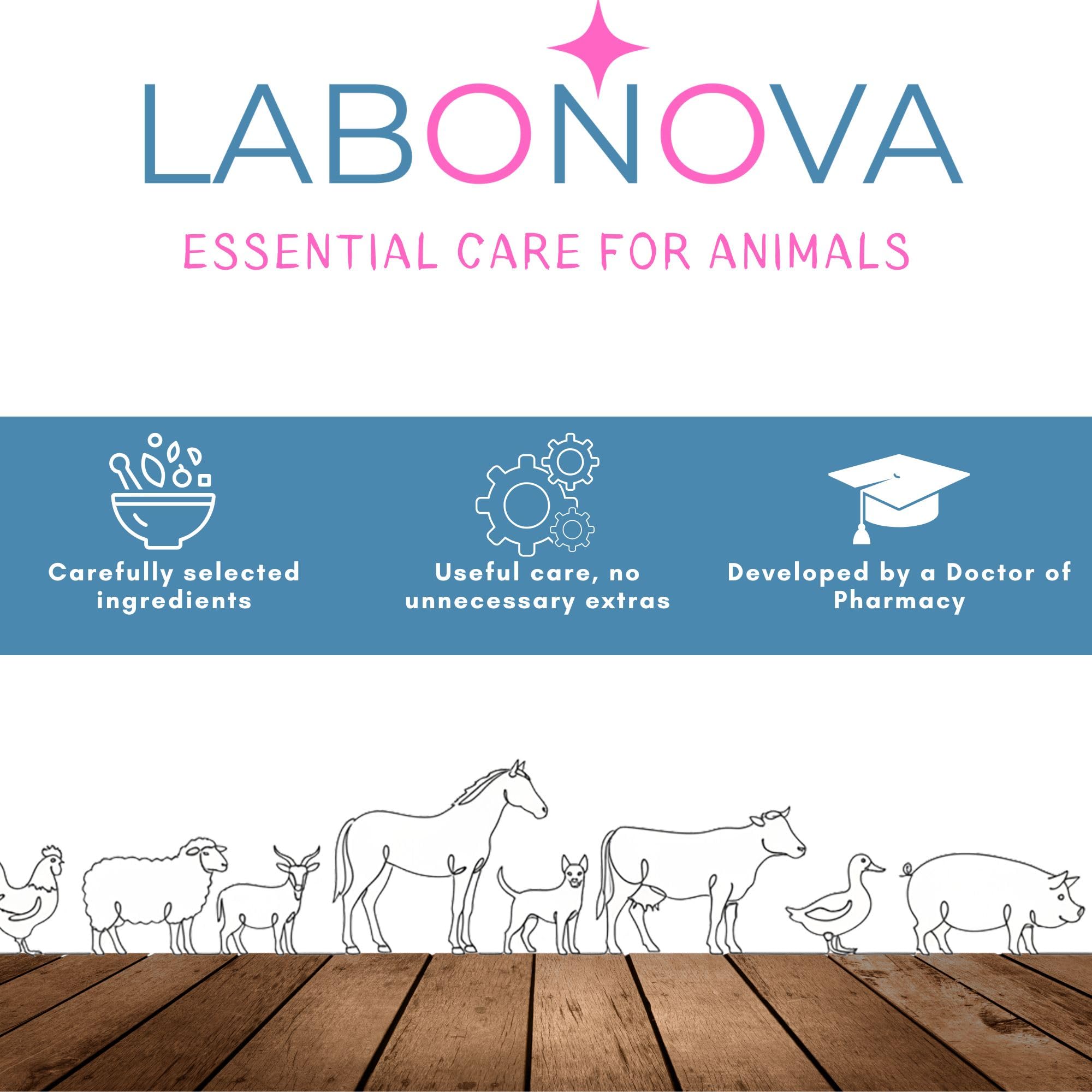 Crème Solaire minéral pour Animaux – Protection UV résistante à l’Eau – Chiens, Chats, Chevaux, Lapins et Autres Animaux