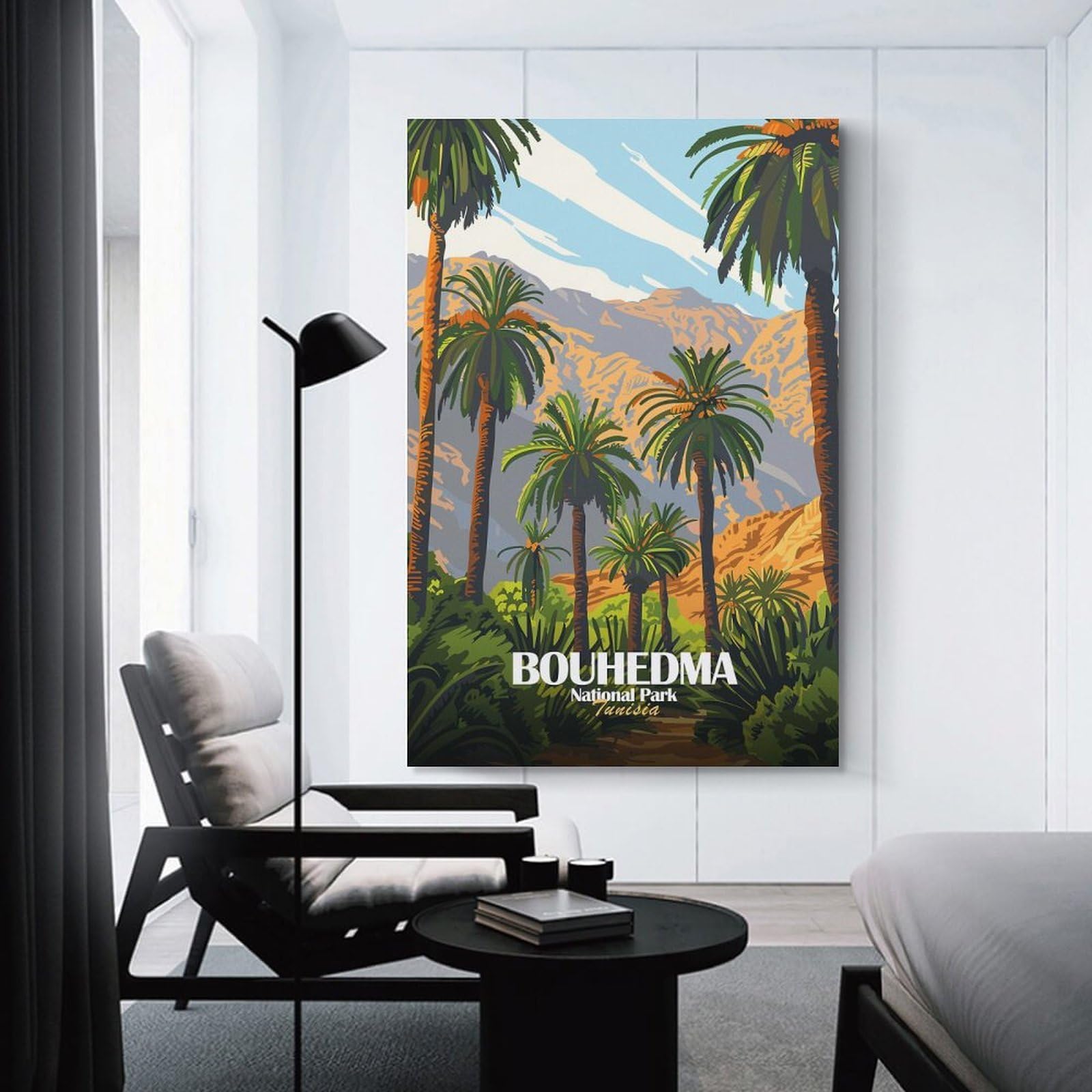 Junmoney Bouhedma National Park, Tunisia Home Decor Wall Art 08x12inch(20x30cm), for Home, Office, Studio Or Guest Room, Canvas Wall Art That Fits Changing Layouts