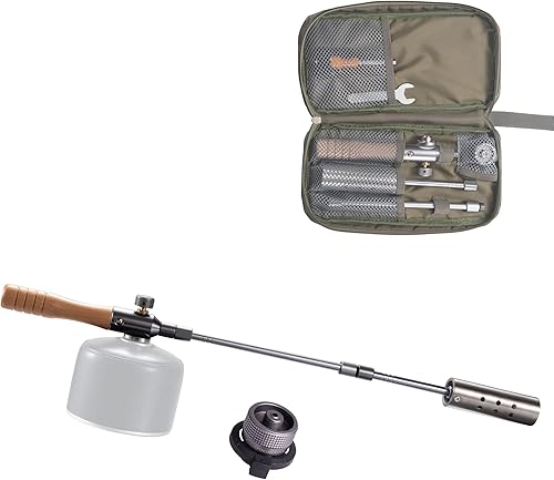 CAMPINGMOON - Linterna ajustable con llama para estufa de camping con estuche de almacenamiento MT-3955I-1010