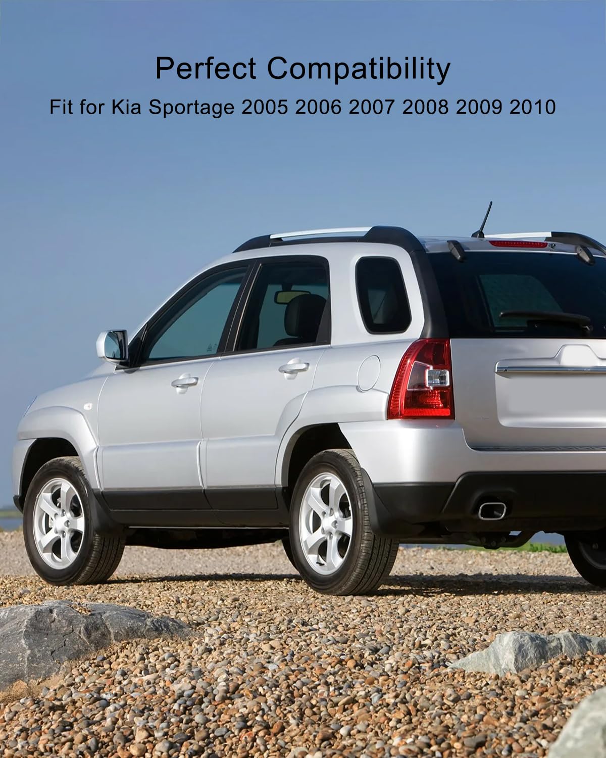 Ignition Lock Cylinder Kit Fit for Kia Sportage 2005-2010, Replace 819001FD00, Ignition Switch Lock Cylinder Kit with 2 Key