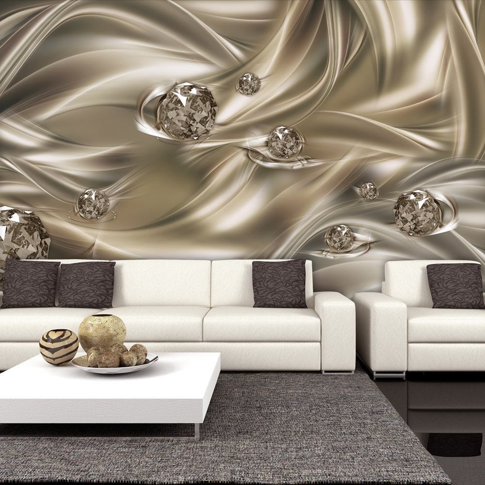 Fototapete murando 400x280 cm Vlies Tapeten Wandtapete XXL Moderne Wanddeko Design Wand Dekoration Wohnzimmer Schlafzimmer Büro Flur Abstrakt Diamant a-A-0253-a-b