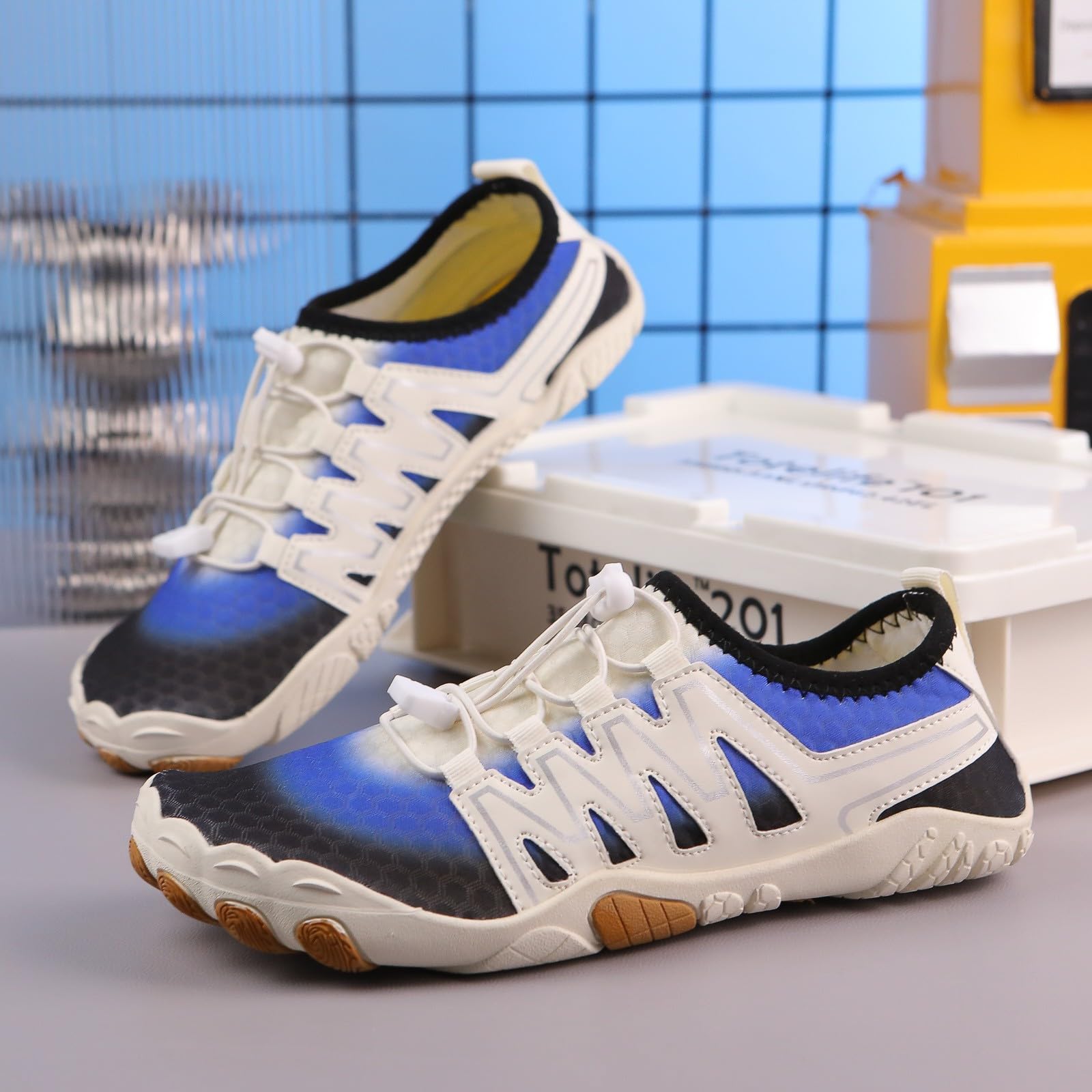Scarpe a piedi nudi Scarpe da scoglio da uomo Scarpe da scoglio da donna nere ad asciugatura rapida con suola antiscivolo Scarpe da scoglio traspiranti Scarpe da trail running unisex Scarpe da yoga