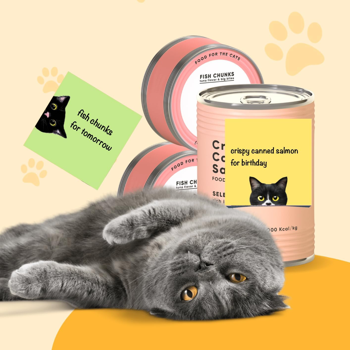 9 Pads Black Cat Sticky Notes Set, Cute Self-Stick Note Pads, Super Adhesive Memo Pads Cute Note Card for Cat Lover Gift, Teacher Office and School Supplies, 3x3in - Image 7