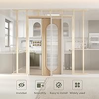 Vista 2 de EaseLife - Kit de marco para puerta de bolsillo de 28x80 pulgadas con mecanismo de cierre suave de dos vías para paredes de montantes de 2X4