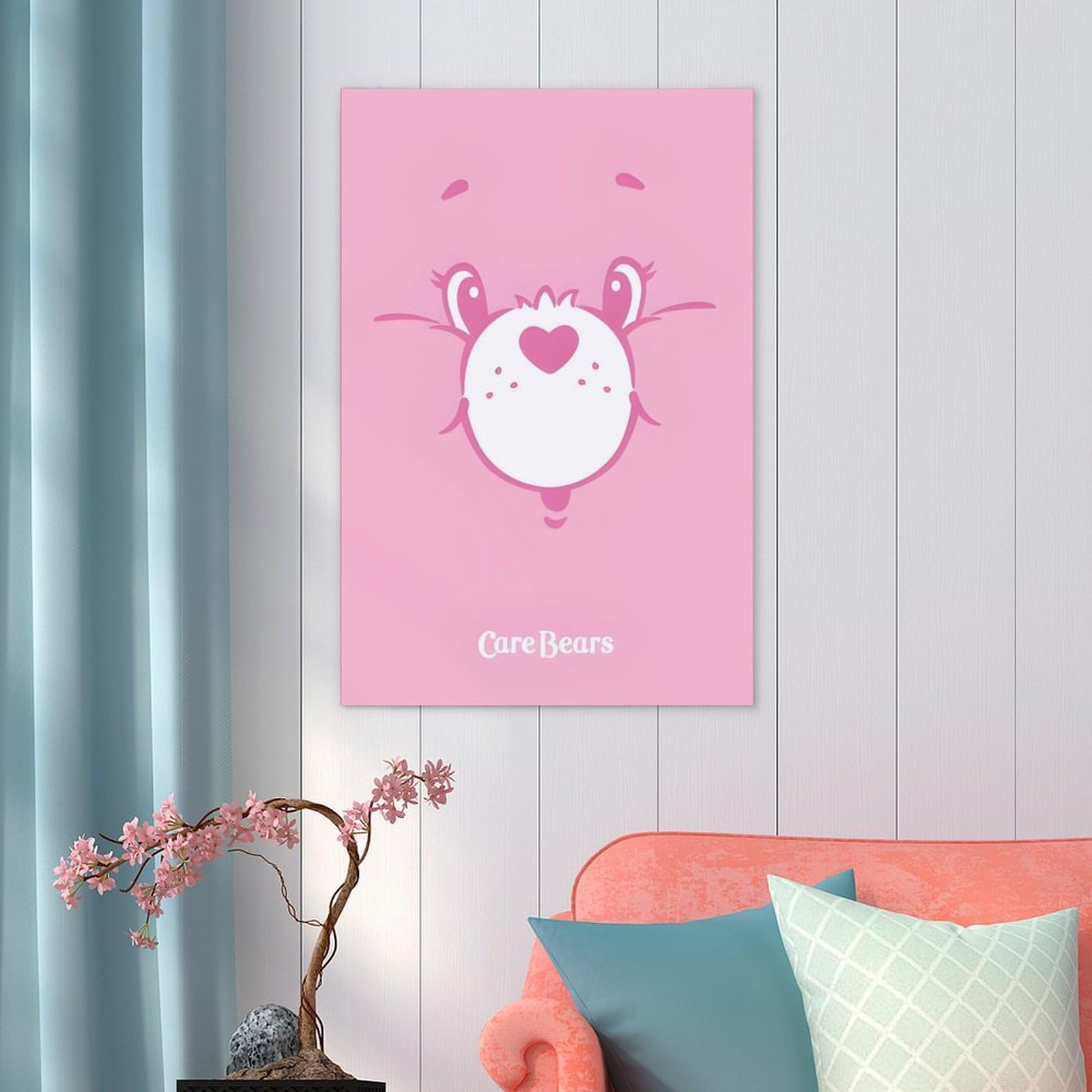 Care Bears  ケアベア　ウォールハンガー×写真×鏡　壁掛け Amazon.co.jp: ケアベア 壁掛けポスター 壁掛け絵画 アート