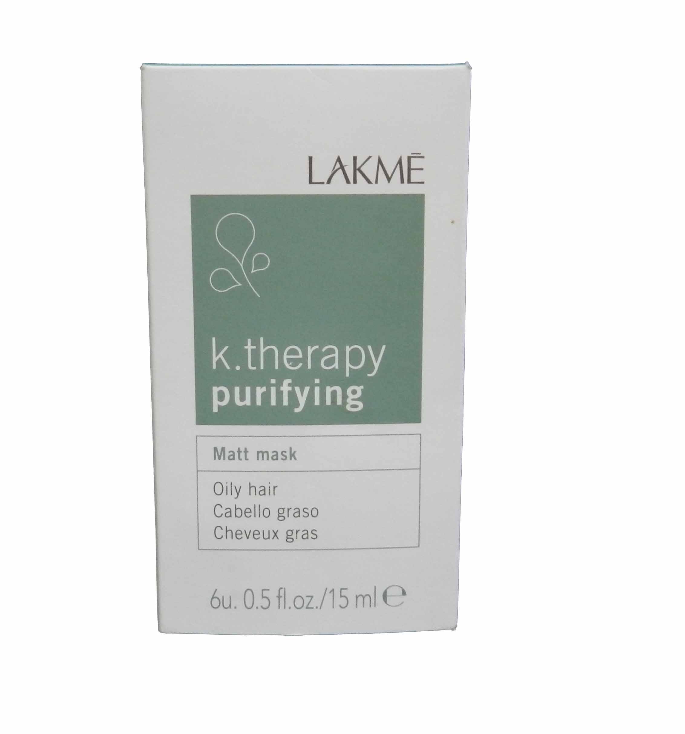 LAKME K. Therapy Purifying Matt Mask, 0.5 Fl Oz