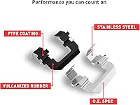 Vista 6 de Dynamic Friction Company Kit pastillas y rotores de frenos delanteros Rotores de frenos delanteros Kit de rotores delanteros y pastillas de freno