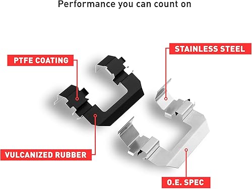 Miniatura 2 de Dynamic Friction Company 3000 pastillas de freno de cerámica y kit de hardware