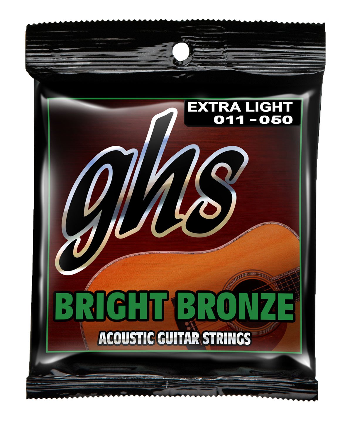 GHS BRIGHT BRONZE String Set For Acoustic Guitar - BB20X - Extra Light - 011/050