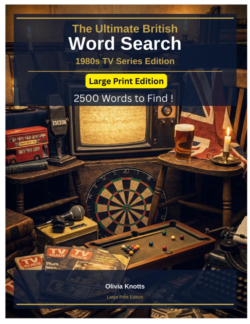 The Ultimate British Word Search: 1980's TV Series Edition (Large Print)