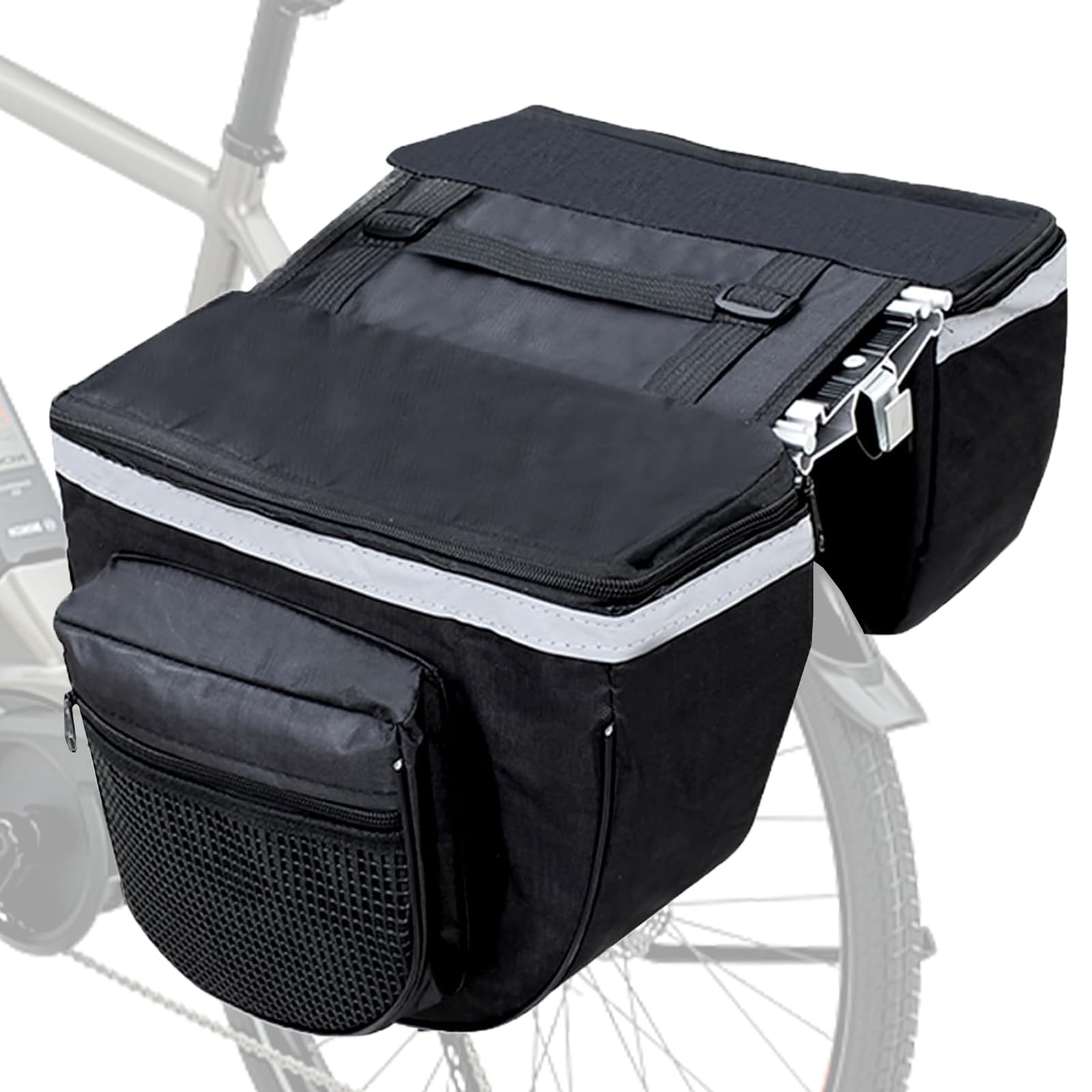 Milltrip Bike Pannier Bag, 25L Double Side Saddle Bag Bike Rear Carrier Bag
