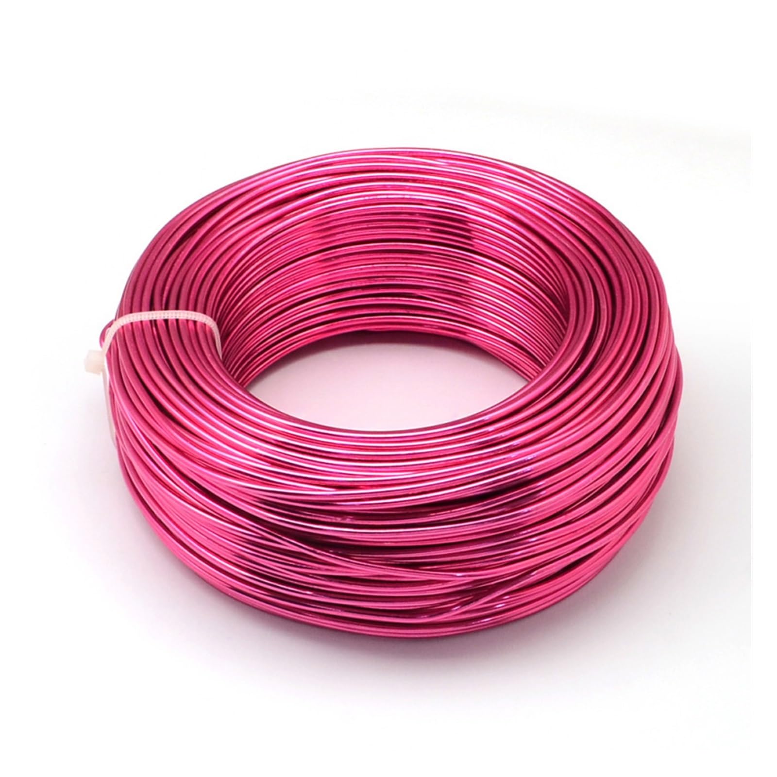 Rzeźbienie w aluminium Metal Drut rzemieślniczy, Drut aluminiowy 500g 0,8-4mm wielokolorowy do samodzielnego wyrobu biżuterii(Mediumvioletred,3.5mm)