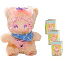 Emma Pocket Zoo Blind Box Set of 3 - 3 Random Vinyl Face Plush Pendants 20cm Kawaii Mystery 6 Designs + 2 Rare