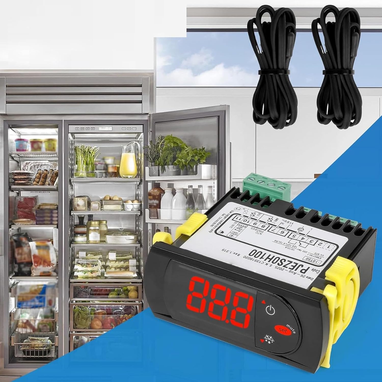 Refrigerator Thermostat with Double Probes