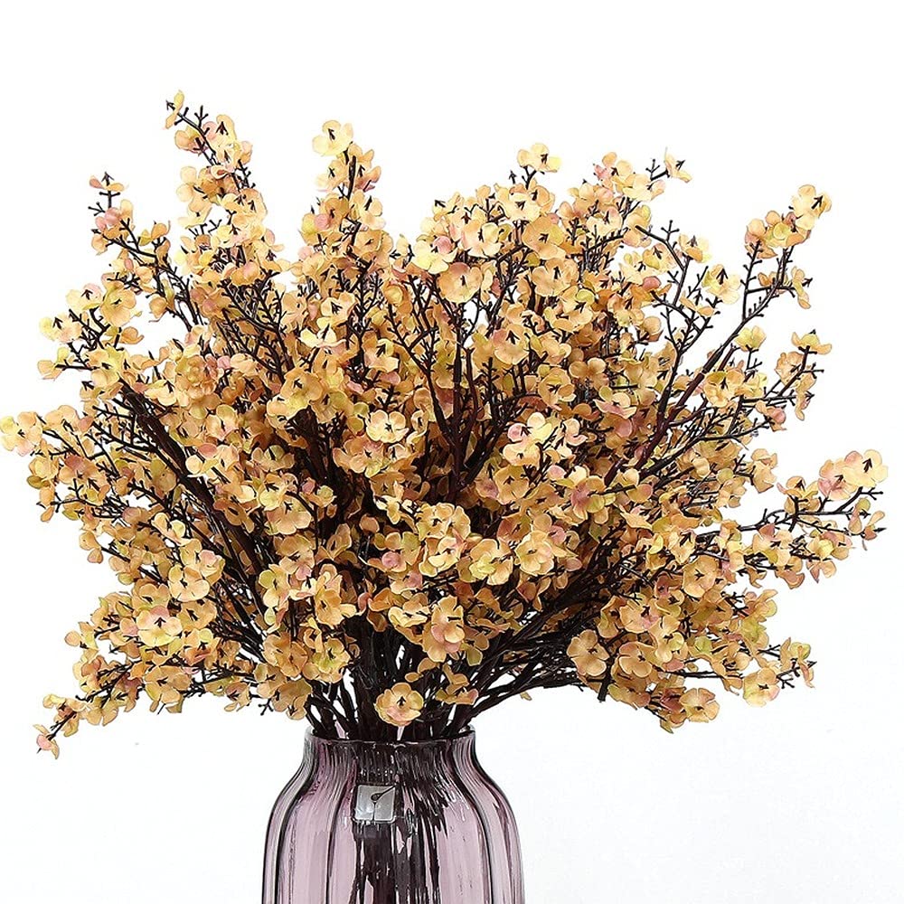 Kwiaty sztuczne, 4 szt. Kwiaty wiśni Gypsophila sztuczne kwiaty DIY dekoracje ślubne