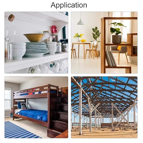 Miniatura 3 de uxcell 0.394 x 3.543 in (aproximadamente 2564 pulgadas) pasador de clavija de acero inoxidable 304 Litera de madera para litera, pasadores de