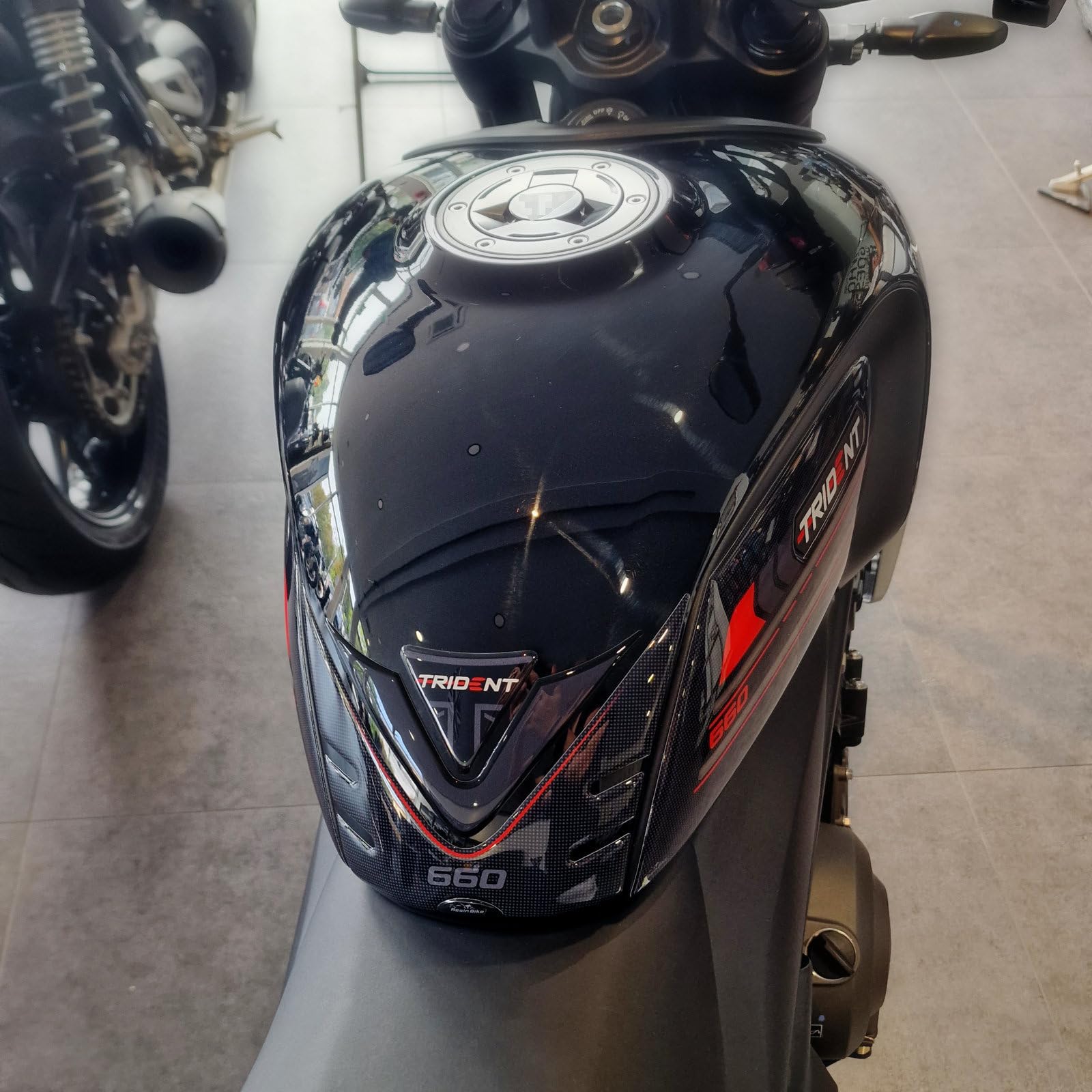 Resin Bike Adhesivos De Moto Compatibles Con Triumph Trident 660 2021