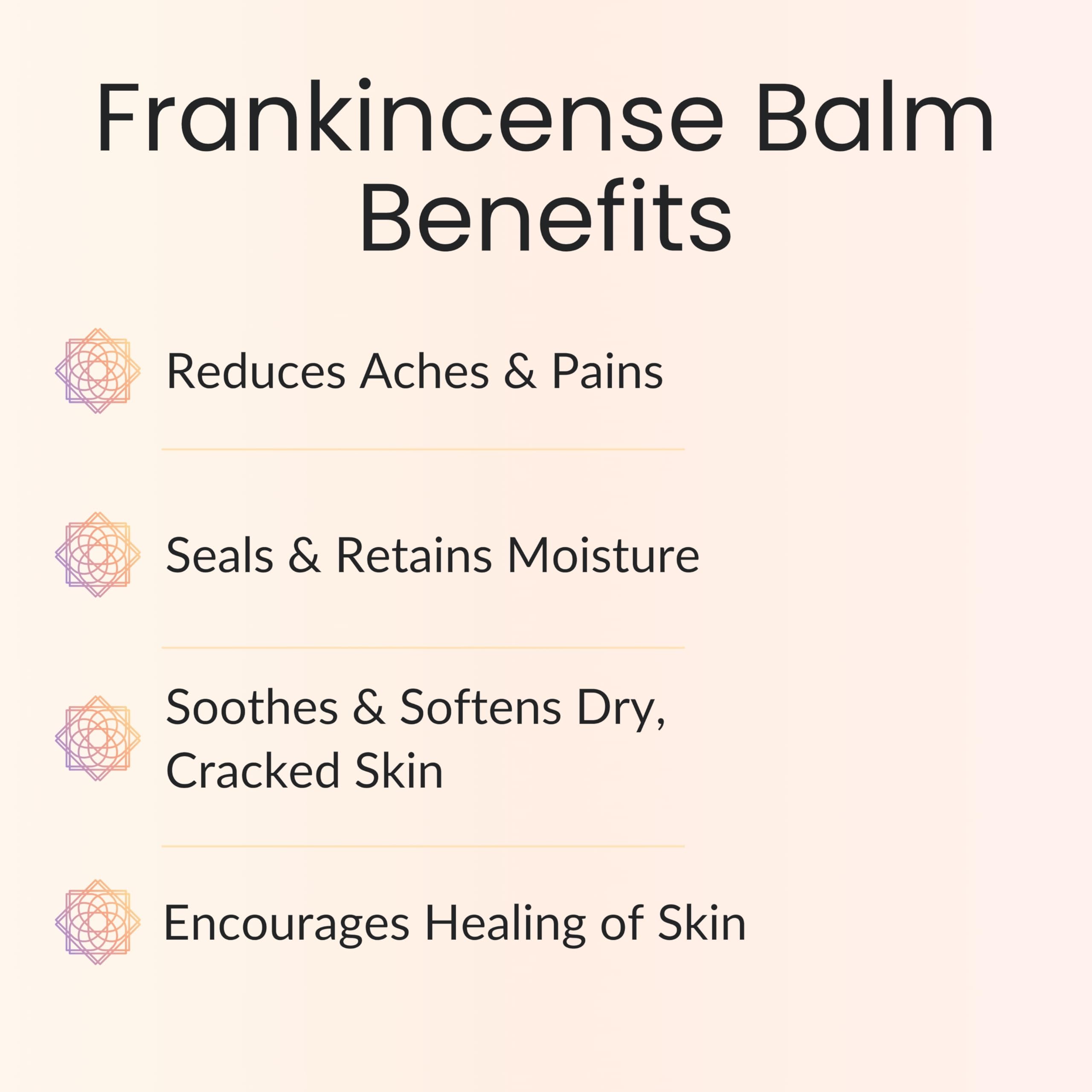 Vitality Extracts Frankincense Balm - 6oz, Boswellia Serrata, Beeswax, Olive Oil, Moisturizer for Dry, Cracked Skin, All Skin Types