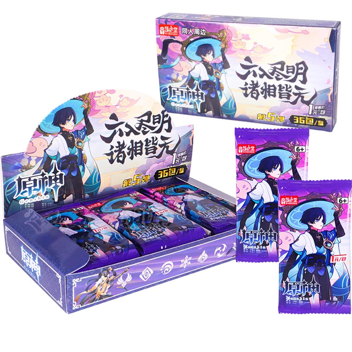 Buy RZAHUAHU Genshin Impact TCG Cards miHoYo Booster Packs Trading