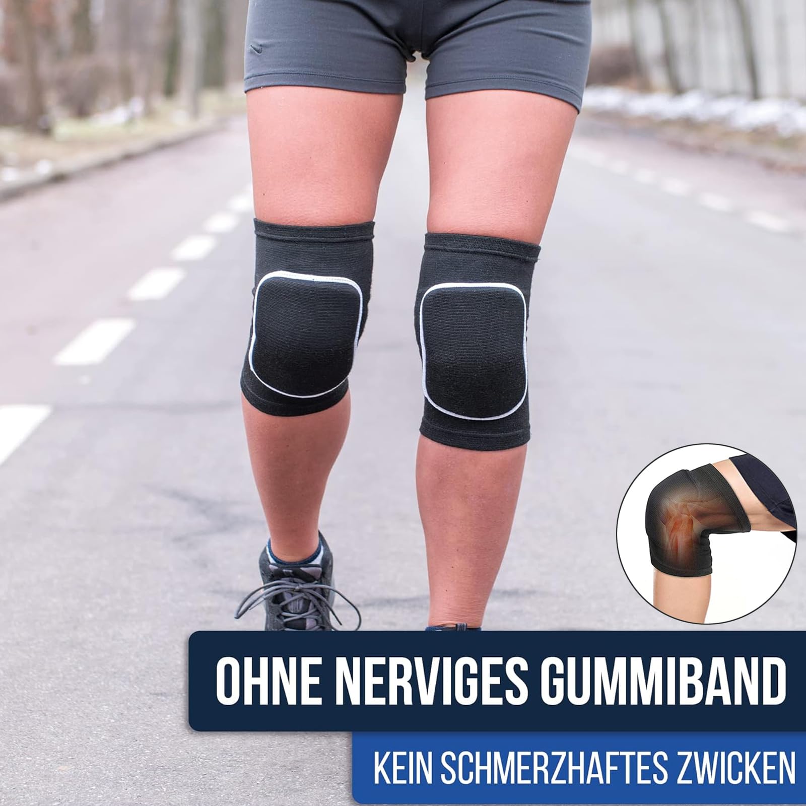 1 Paio ginocchiere pallavolo,Ginocchiere Pallavolo per Junior e Adulti, Morbido Elastico Ginocchiere Danza,ginocchiere morbide,ginocchiera sportiva per MTB Basket Pallamano Yoga Allenamento(XL)