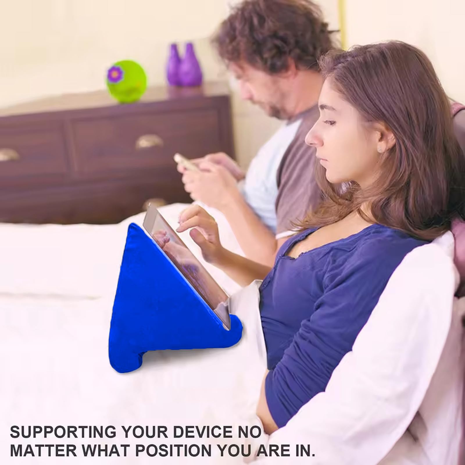 Stand Per IPad Da Grembo Cuscino Supporto Per Tablet E Telefono - Foto 3