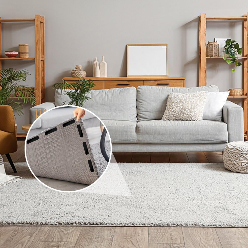 FGY 24 Sets Hook and Loop Tape Double Sided Adhesive Hook Loop Fasteners for Home Office Garage Workshop (Black / 1" X 4")