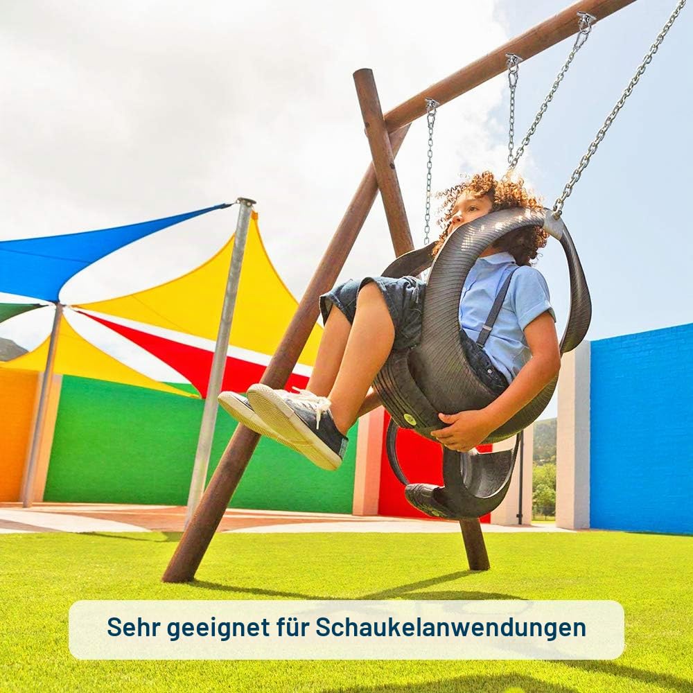 2 Stück 180° Deckenhaken für Schaukel, Hängesessel, Boxsäcke, 304 Edelstahl Deckenhalterung Ideale zur Spielplatz,Hängematte,Yoga,Gym, Seil Aufhängung Halterung, 500 kg
