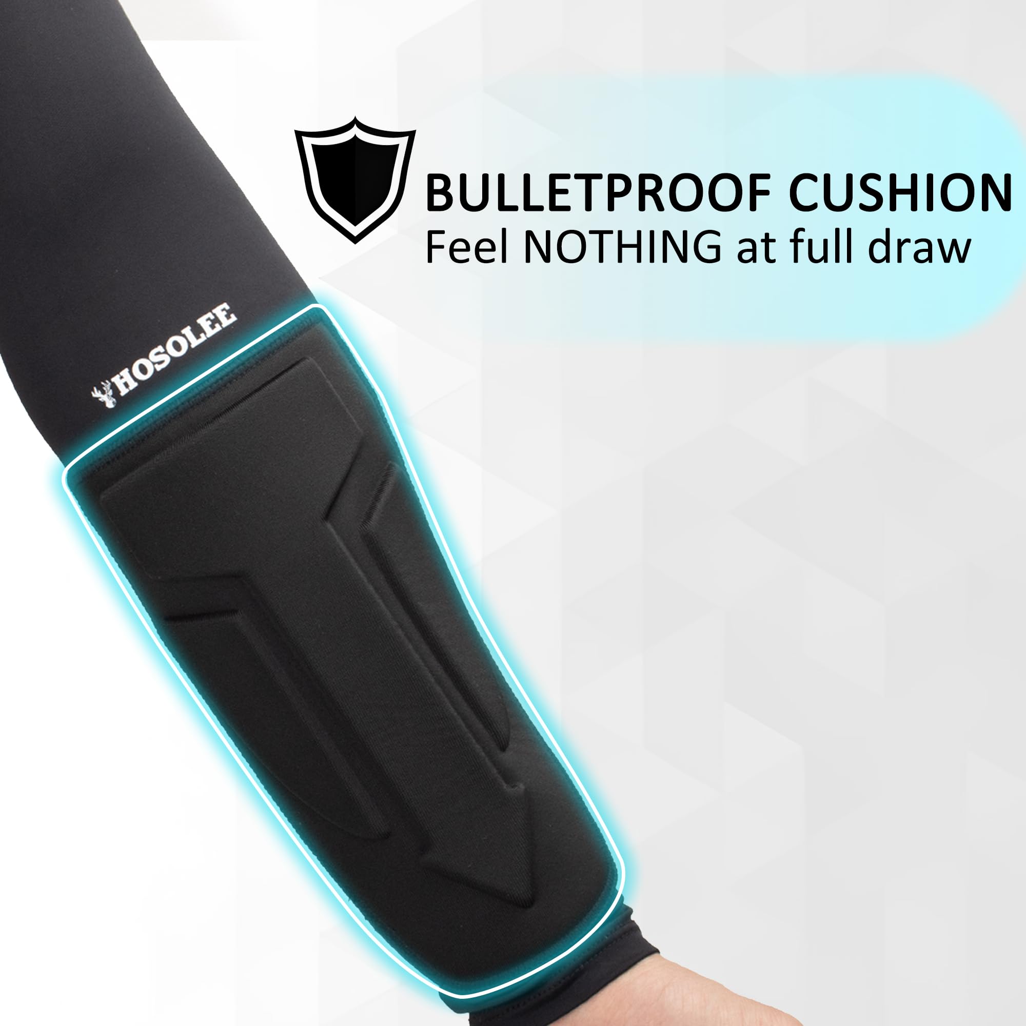 Archery Arm Guard Full Coverage Adjustable Forearm Guard Bracer Protector for Youth & Adult Archer