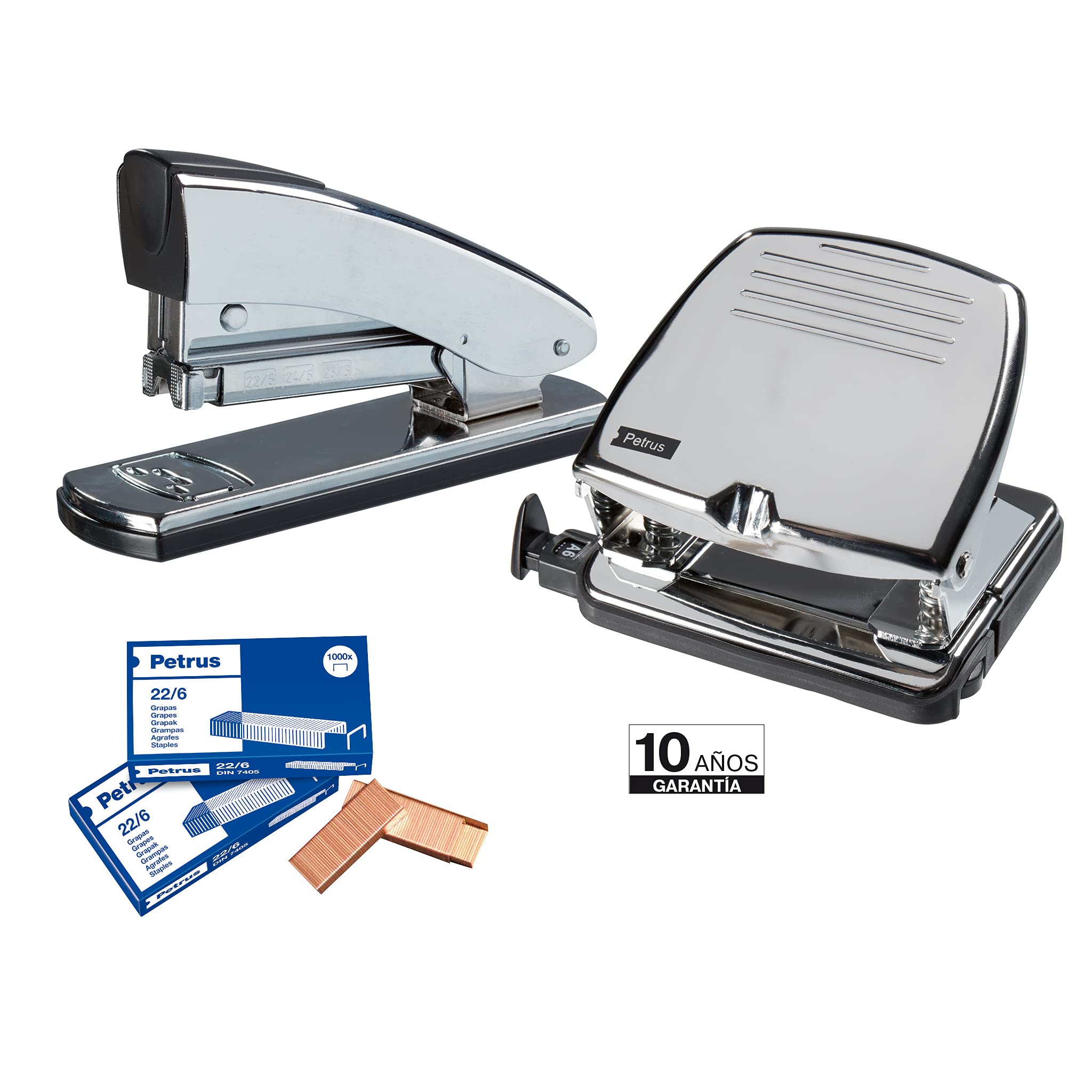 PETRUS 33711 Locher MOD.65, verchromt