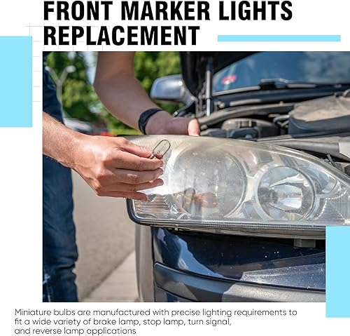 Miniatura 13 de 2827NATB 2825 Bombilla 12V 5W W2.1 x 9.5D Base de ámbar natural luz de estacionamiento Lateral Bombillas Luces delanteras Faros