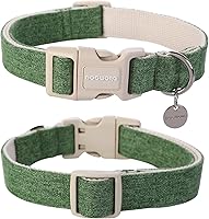 Vista 164 de DOGWONG Collar de perro de San Valentín, collar de perro con estampado de corazones para perros grandes, lindos collares de primavera, hembra