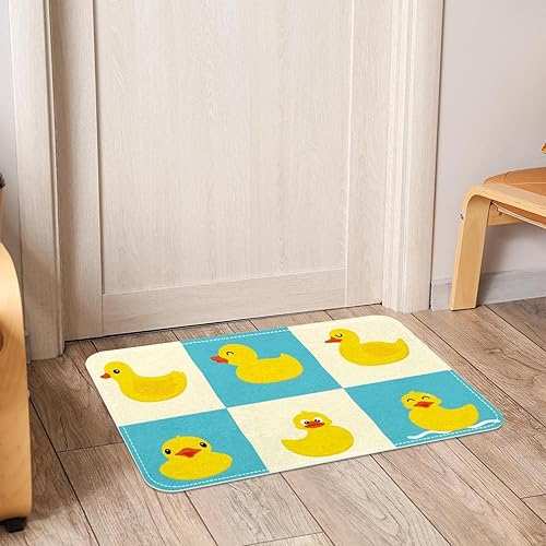 Alfombras de baño absorbentes antideslizantes para puerta, tapete suave y lavable para cocina, baño, entrada, accesorios de decoración, 31 x 20